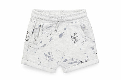 Front view of George boys’ grey geometric cropped trousers, size 12-18, months