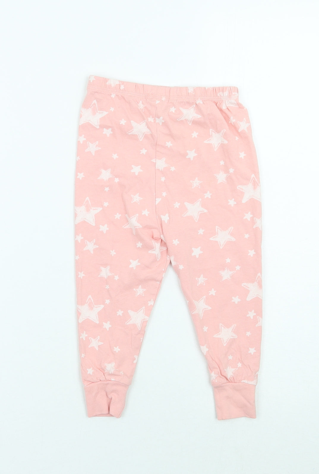 George Girls Pink Geometric   Pyjama Pants Size 2 Years