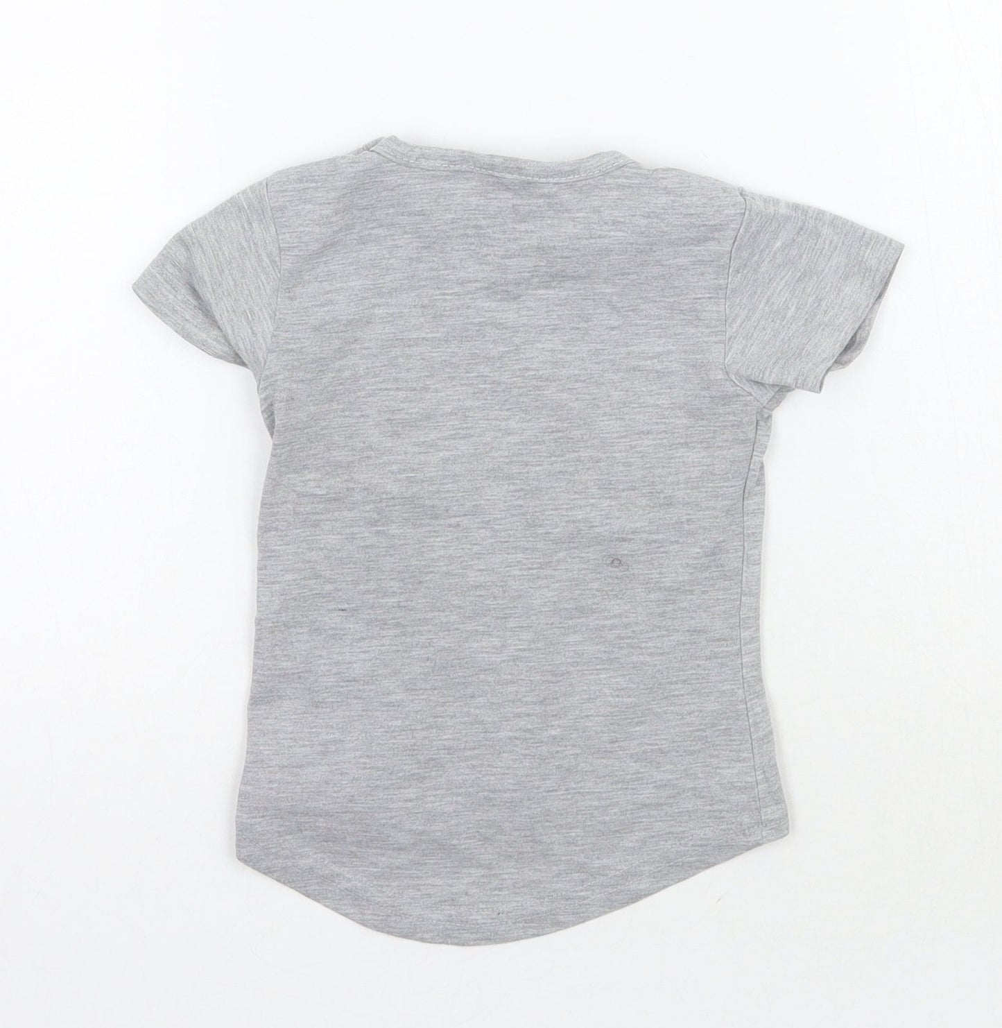 JEJ Boys Grey Animal Print  Basic T-Shirt Size 2-3 Years