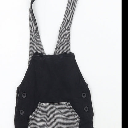 George Boys Black   Dungaree One-Piece Size 0-3 Months