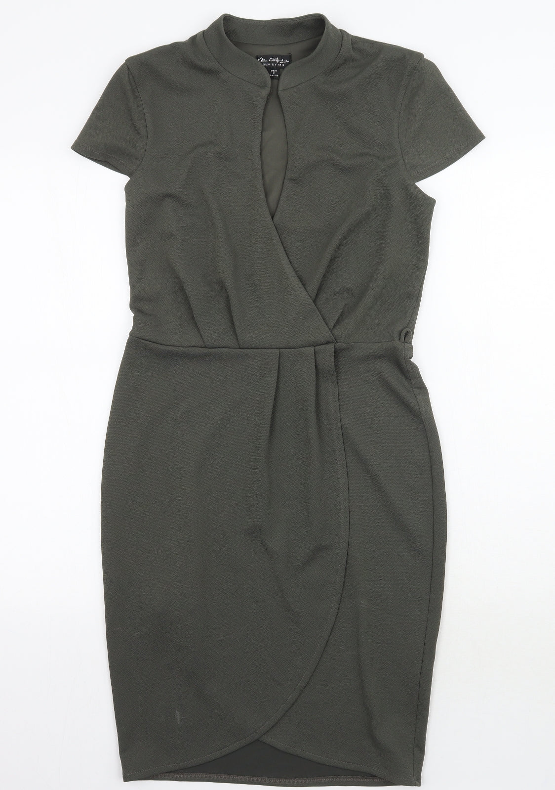 Miss Selfridge Womens Green   A-Line  Size 10
