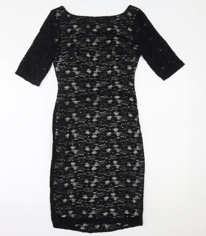 Goddess Womens Black   Bodycon  Size 8