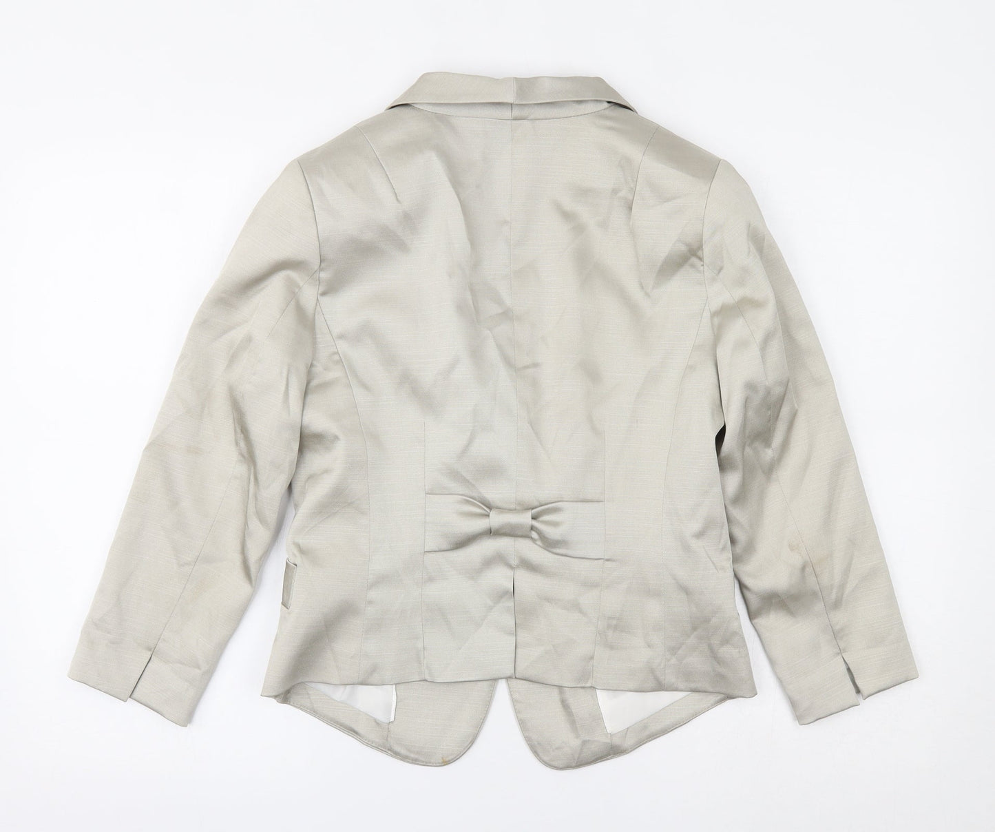 H&M Womens Beige   Jacket Blazer Size 10