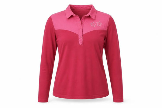 stone deek Womens Pink   Basic Polo Size M