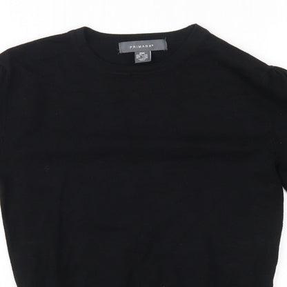 Primark Womens Black   Basic Blouse Size 2XS