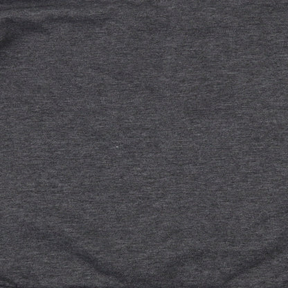 Brand and care label for Primark women’s grey pullover sweatshirt, size UK 8