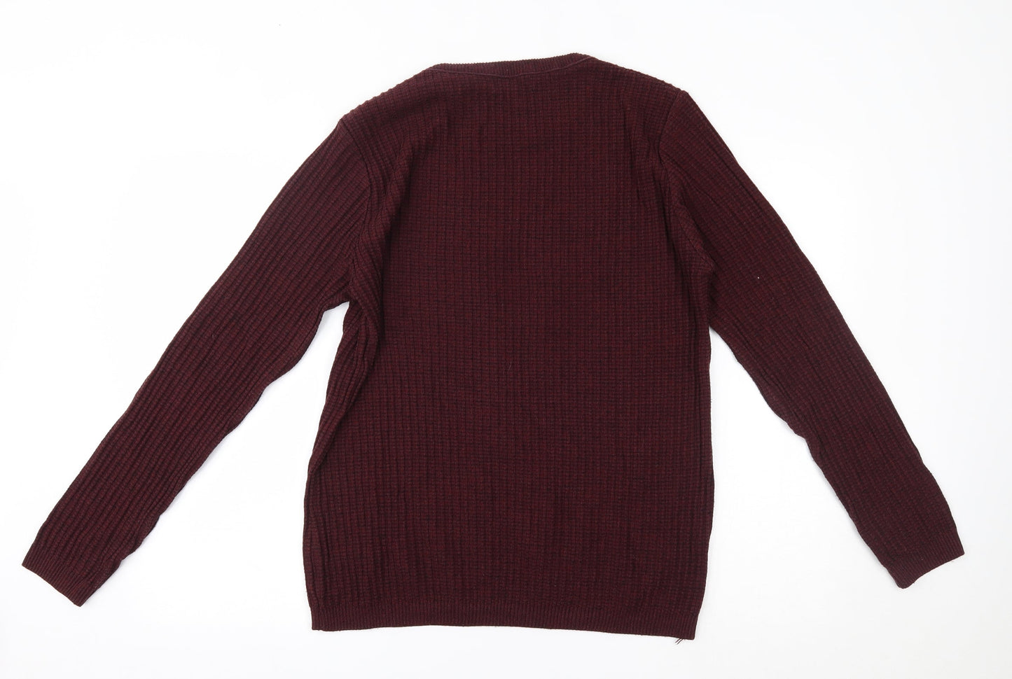 River Island Mens Red   Pullover Jumper Size L