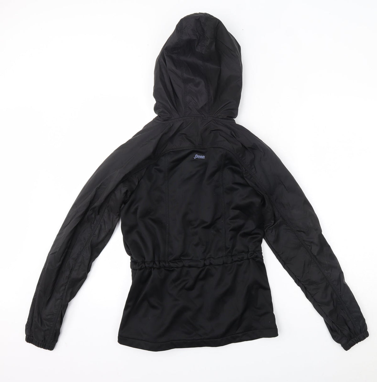 Back view of Penn women’s black jacket, size XS