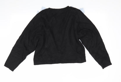 Womens UK Size 6 Zara Black Pullover Jumper