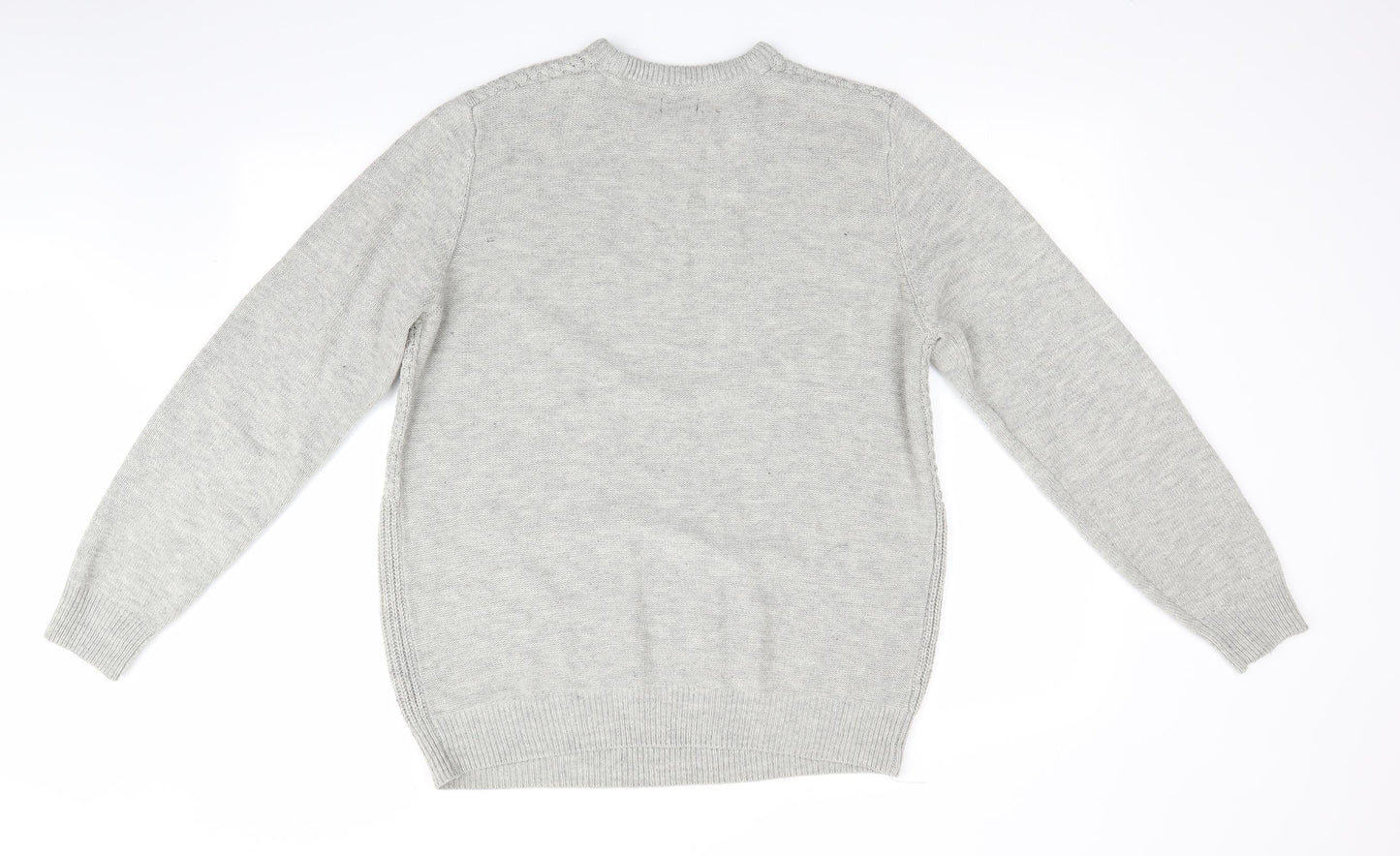 Boston Crew Mens Grey   Pullover Jumper Size M