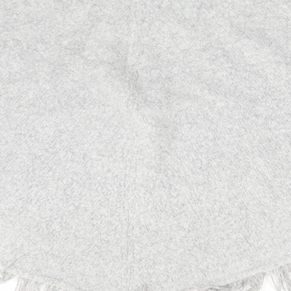 Young Dimension Girls Grey   Overcoat Poncho Size 12-13 Years