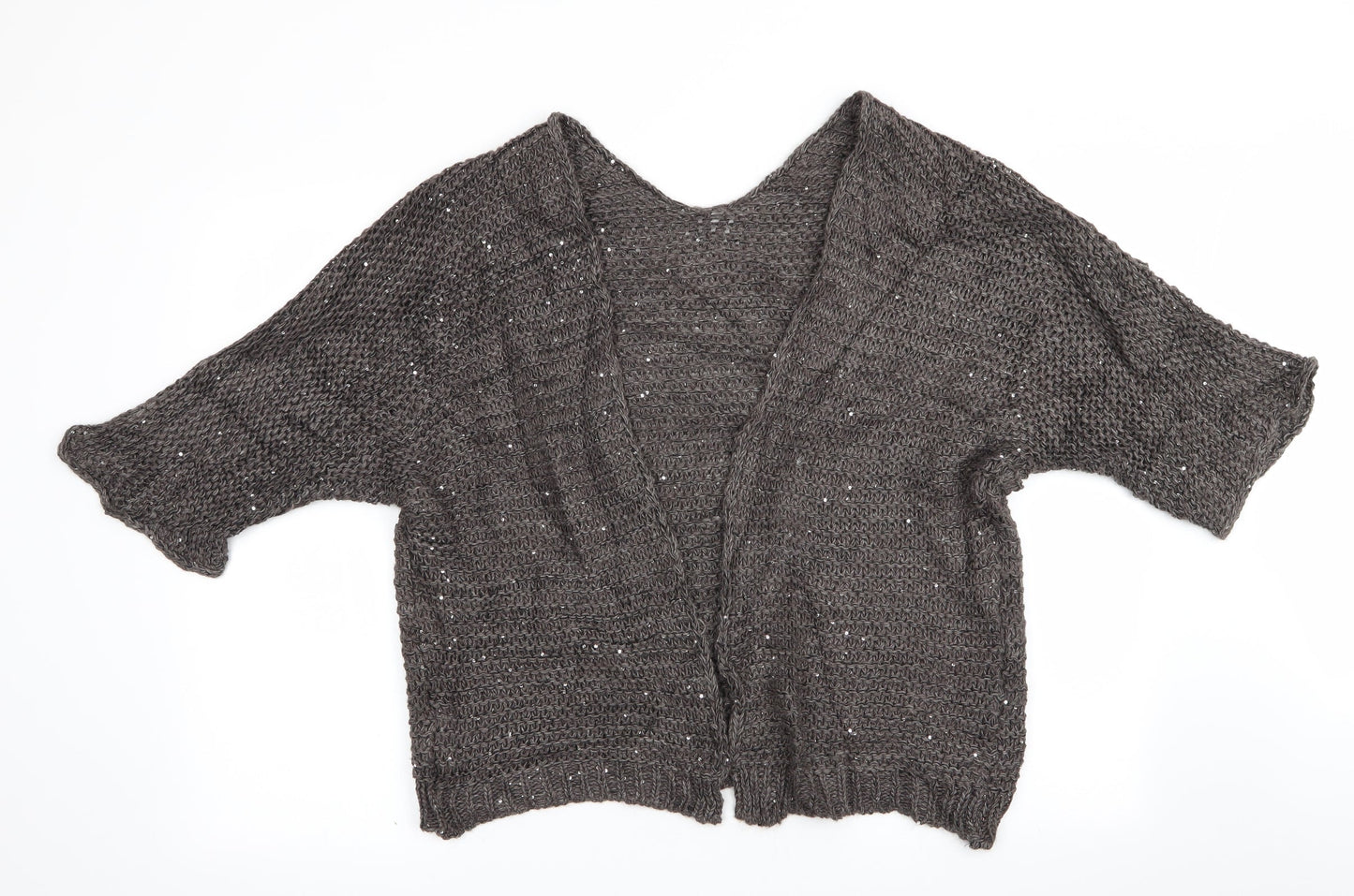 Womens UK Size  Preworn Brown Cardigan Jumper