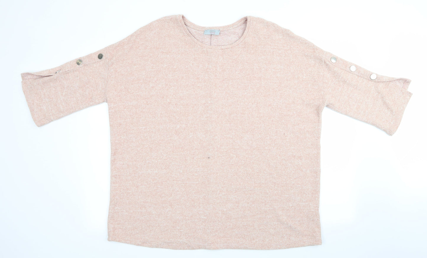 Papaya Curve Womens Orange   Pullover Jumper Size 18  - Soft Feel Peach