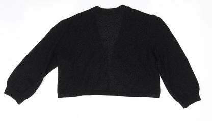 Womens UK Size  Preworn Black Cardigan Jumper