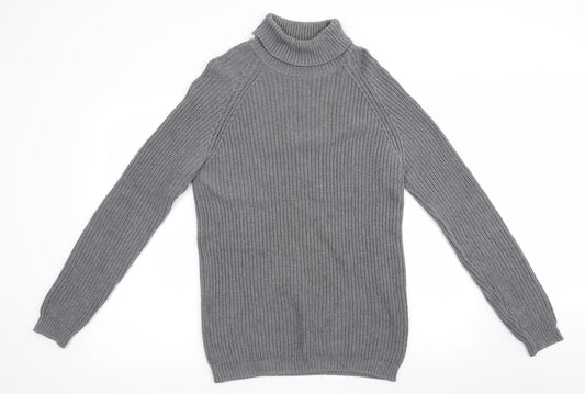 Zara Man Mens Grey   Pullover Jumper