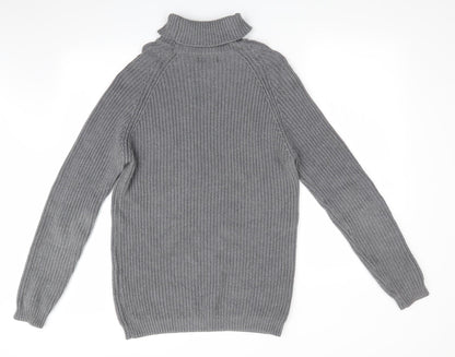 Zara Man Mens Grey   Pullover Jumper