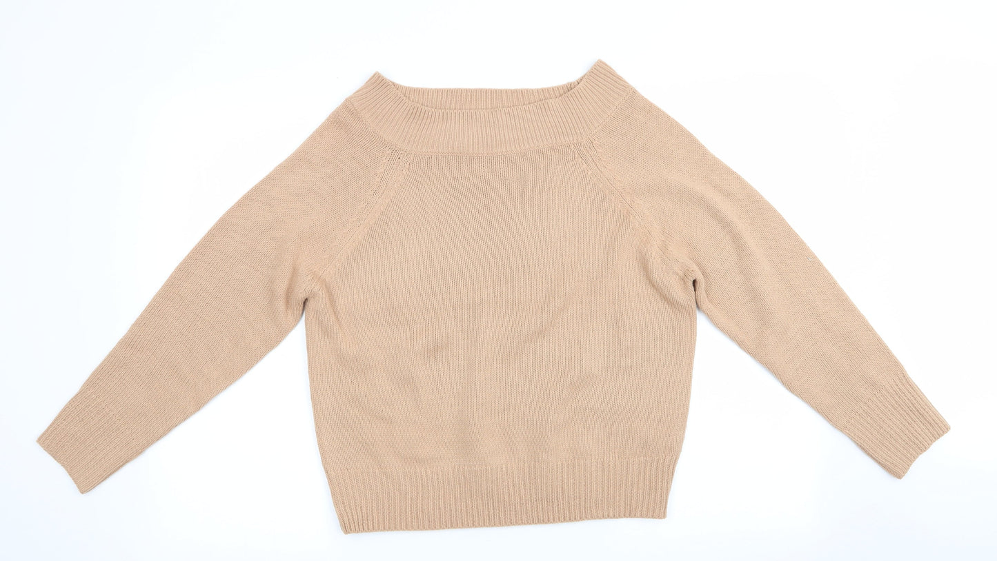 Womens UK Size M Pep & Co Brown Pullover Jumper