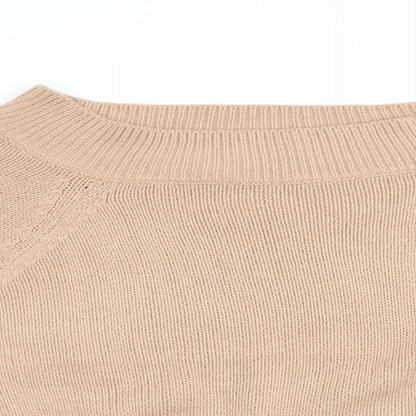 Womens UK Size M Pep & Co Brown Pullover Jumper