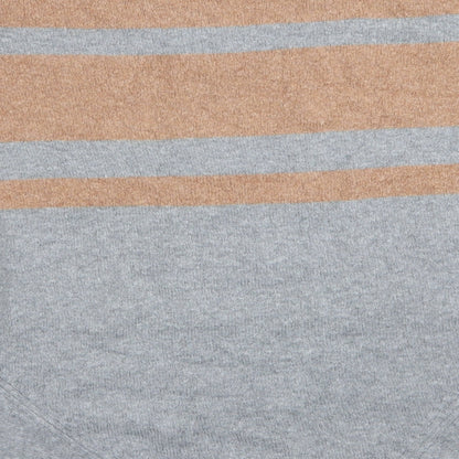 Gerry Weber Womens Grey Striped  Pullover Jumper Size 18  - Grey & Brown Stripes