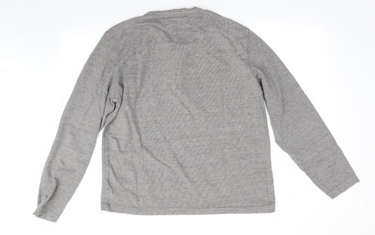 The Original Morley Trading Co Mens Grey    Button-Up Size L  - Republica 1962