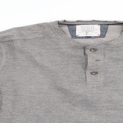 The Original Morley Trading Co Mens Grey    Button-Up Size L  - Republica 1962