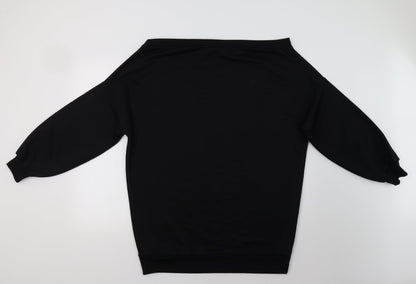 Boohoo Womens Beige   Pullover Sweatshirt Size L