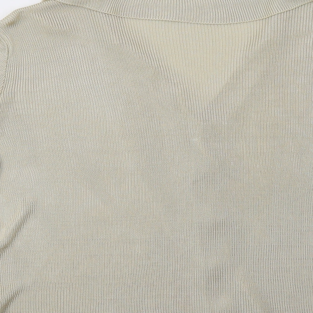 Liz Claiborne` Womens Beige   Cardigan Jumper Size M