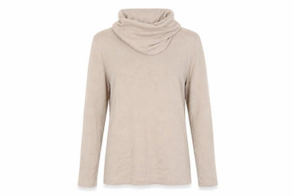 Womens UK Size 10 Peacocs Beige Henley Jumper