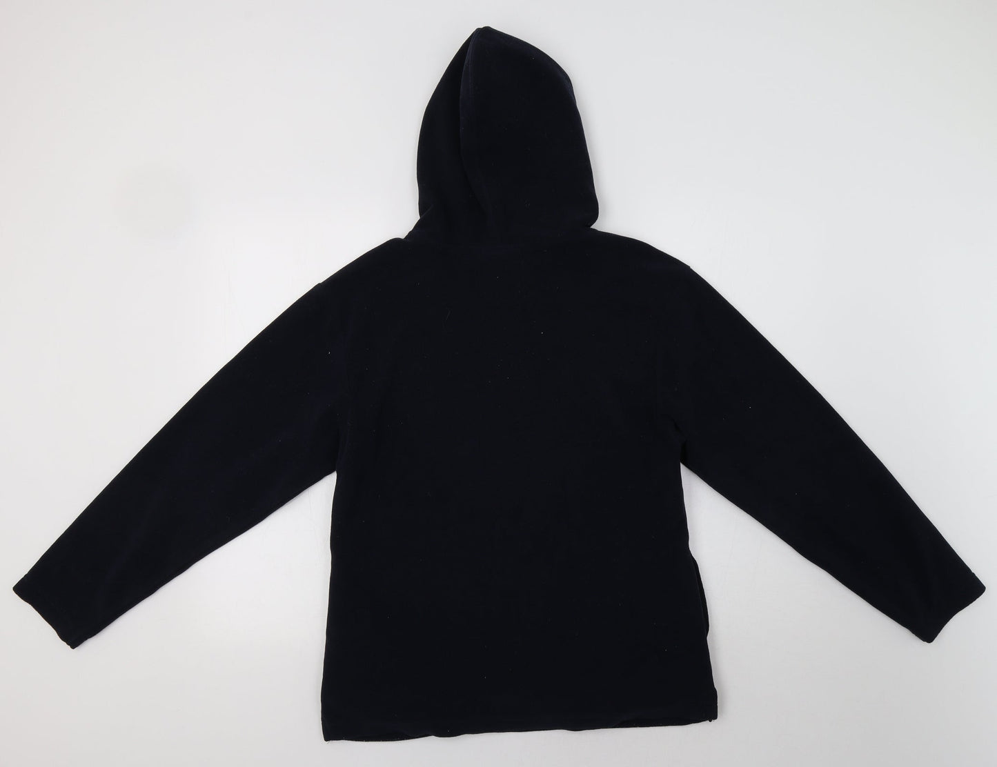 Outdoor Scene Womens Blue   Henley Hoodie Size M