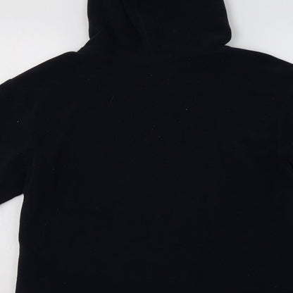 Outdoor Scene Womens Blue   Henley Hoodie Size M