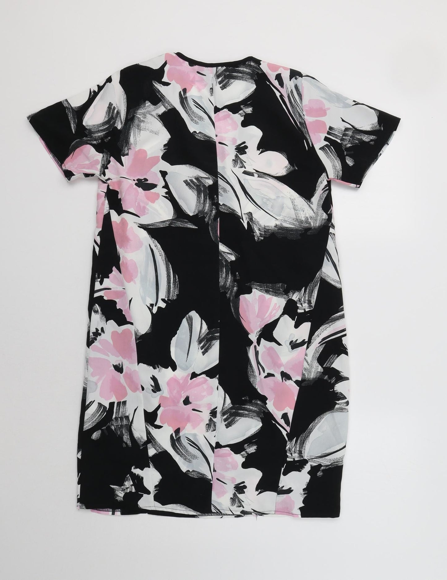 F&F Womens Black Floral  Sheath  Size 8