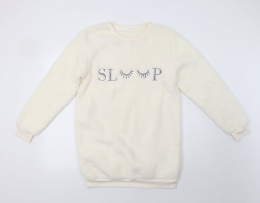George Womens Ivory   Top Lounge Set Size 8  - Sleep
