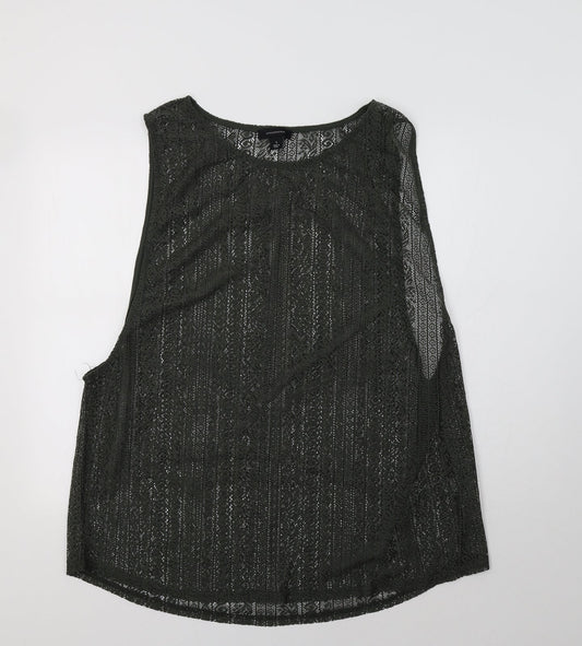 Primark Womens Green   Basic Tank Size L