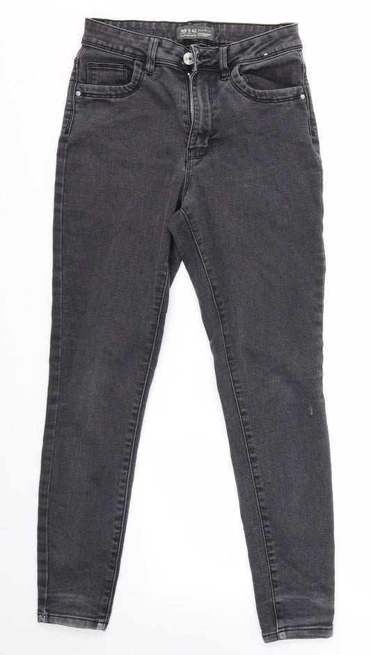 Primark Womens Grey   Skinny Jeans Size 10 L26 in