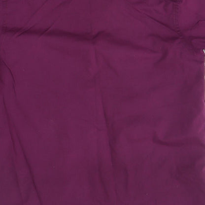 George Mens Purple    Button-Up Size L