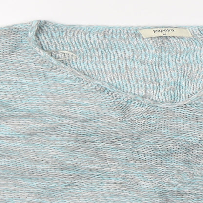 Matalan Womens Blue   Pullover Jumper Size M