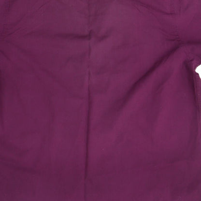 George Mens Purple    Button-Up Size L