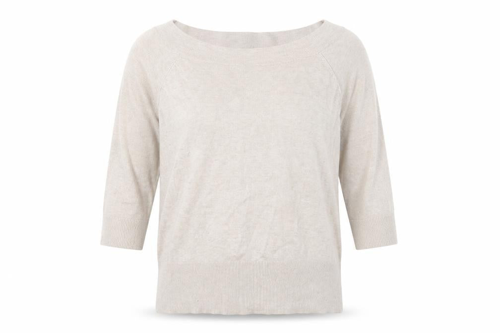 Womens UK Size 10 F&F Beige Pullover Jumper