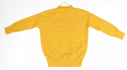 Primark Womens Yellow   Pullover Jumper Size XS