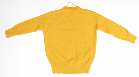 Primark Womens Yellow   Pullover Jumper Size XS