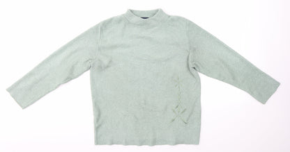 4 Me Womens Green   Pullover Jumper Size L