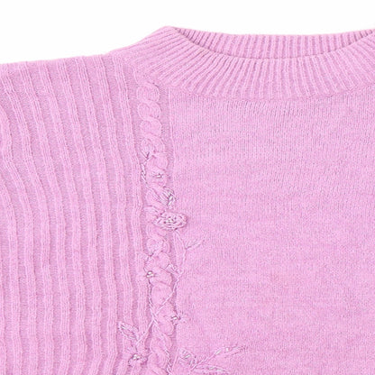 Womens UK Size M Fay Louise Purple Pullover Jumper