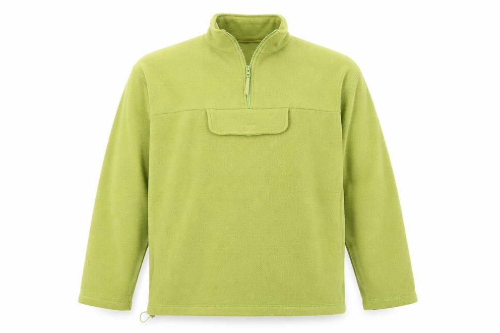Front view of Alibi Active men’s green jumper, size XL