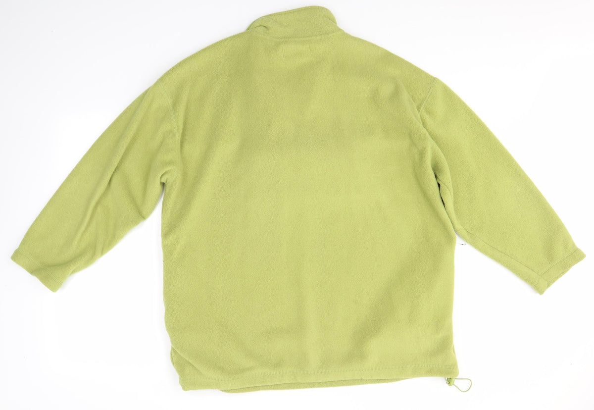 Back view of Alibi Active men’s green jumper, size XL