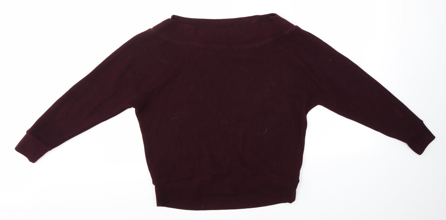 Womens UK Size S New Look Purple Pullover Jumper