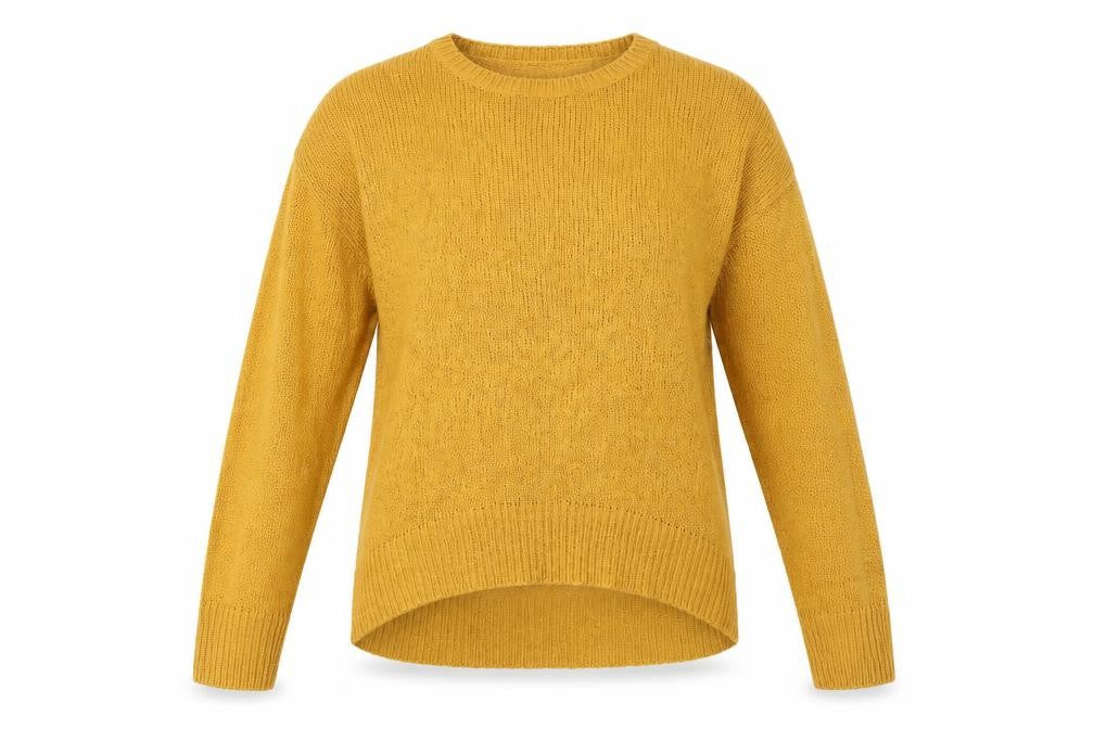 Womens UK Size L New Look Yellow Pullover Jumper