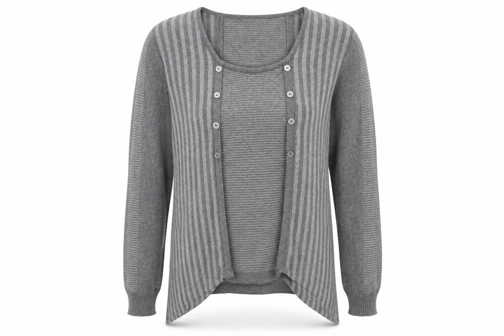 Womens UK Size 14 M&S Grey Pullover Jumper