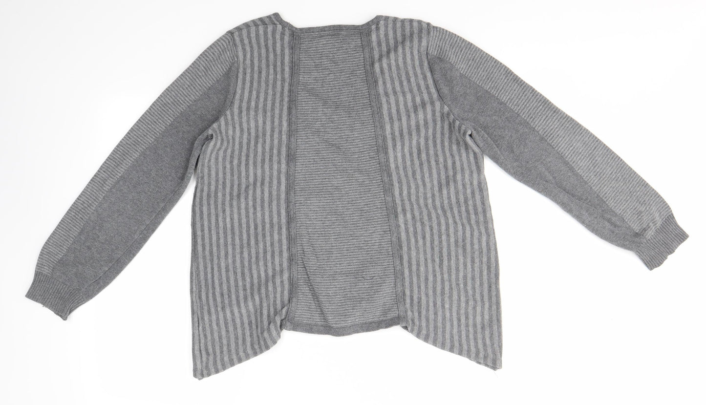 Womens UK Size 14 M&S Grey Pullover Jumper