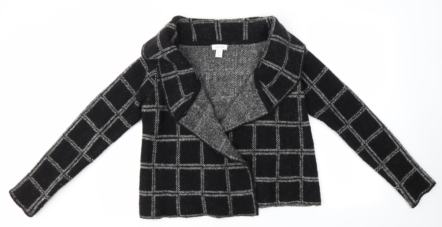Womens UK Size S Kenar Black Cardigan Jumper