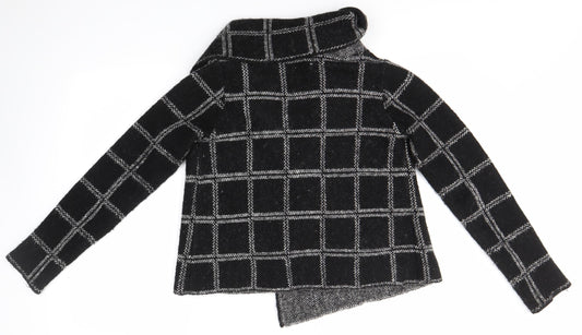 Womens UK Size S Kenar Black Cardigan Jumper